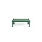 Frog Furnishings Green 4' Heritage Backless Bench with Black Frame PB 4GREBFHERBAC - alternate 2
